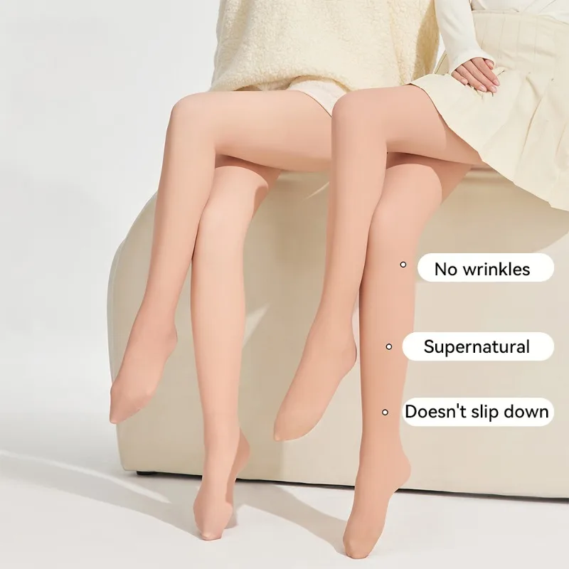 Kave 200D Ondoorzichtige Panty Controle Top Naakt Panty Herfst Winter Hoge Taille Rekbare Slanke Fluwelen Kous Nieuwe Basic Zwarte Panty