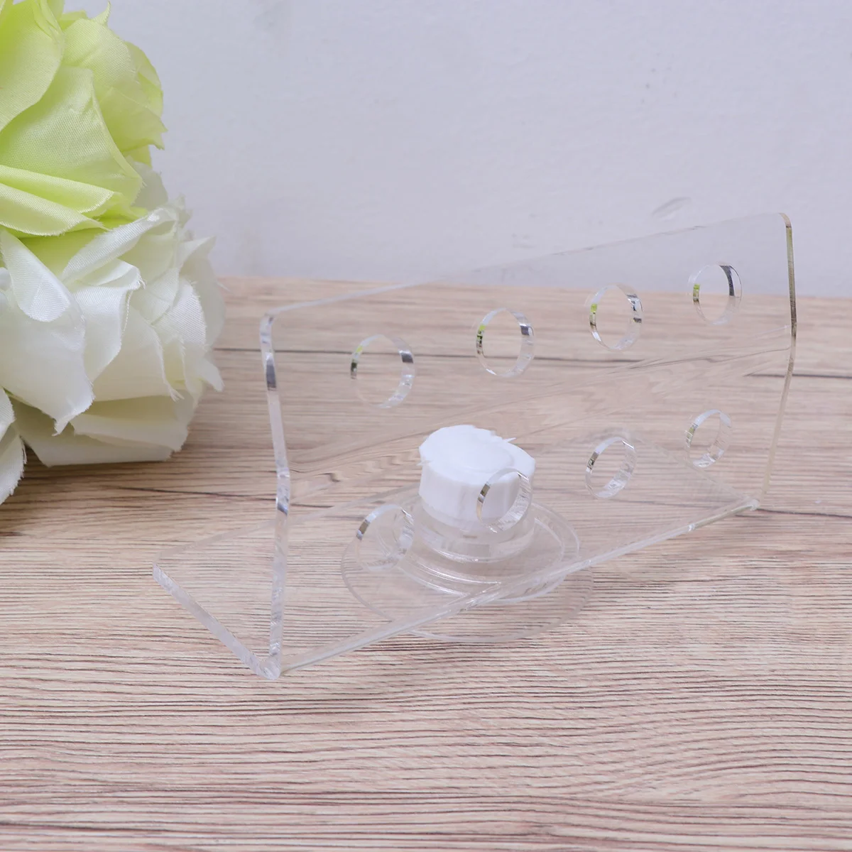 

Acrylic Marine Sources Coral Holder Live Fish Tank Coral Plug Mount Button Suction Cup 8 Holes