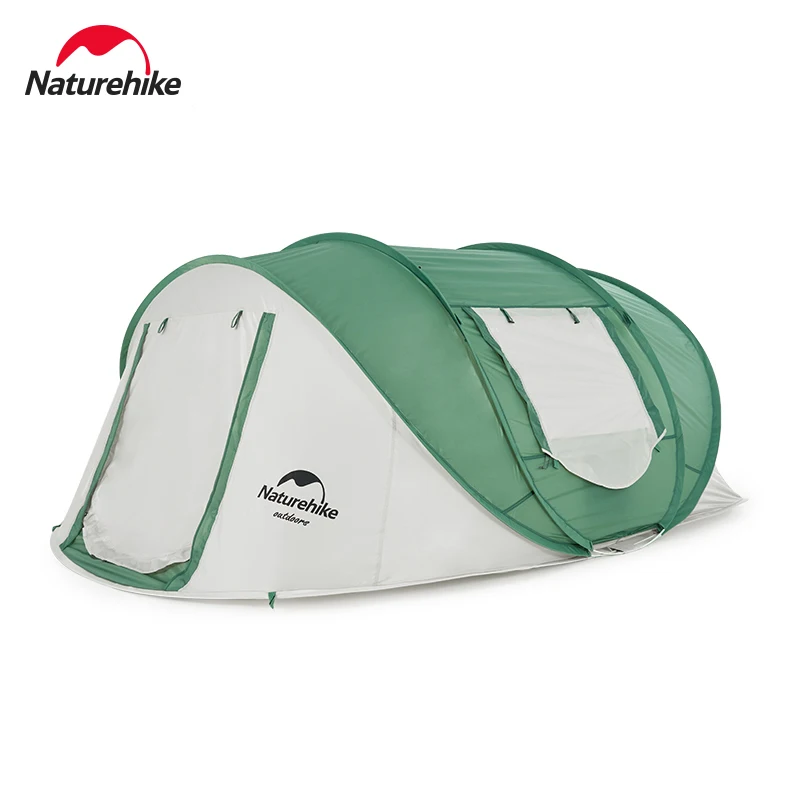 

Naturehike Outdoor Camping Tents 3-4 Person One Second Quick Setup Pop Up Tent Fly Throw-up Full Automatic Fishing Picnic Gear