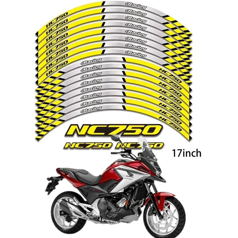 FOR HONDA NC750X NC 750 NC750 Motorcycle Parts Contour Wheel Decoration Decal Sticker -4 MOto