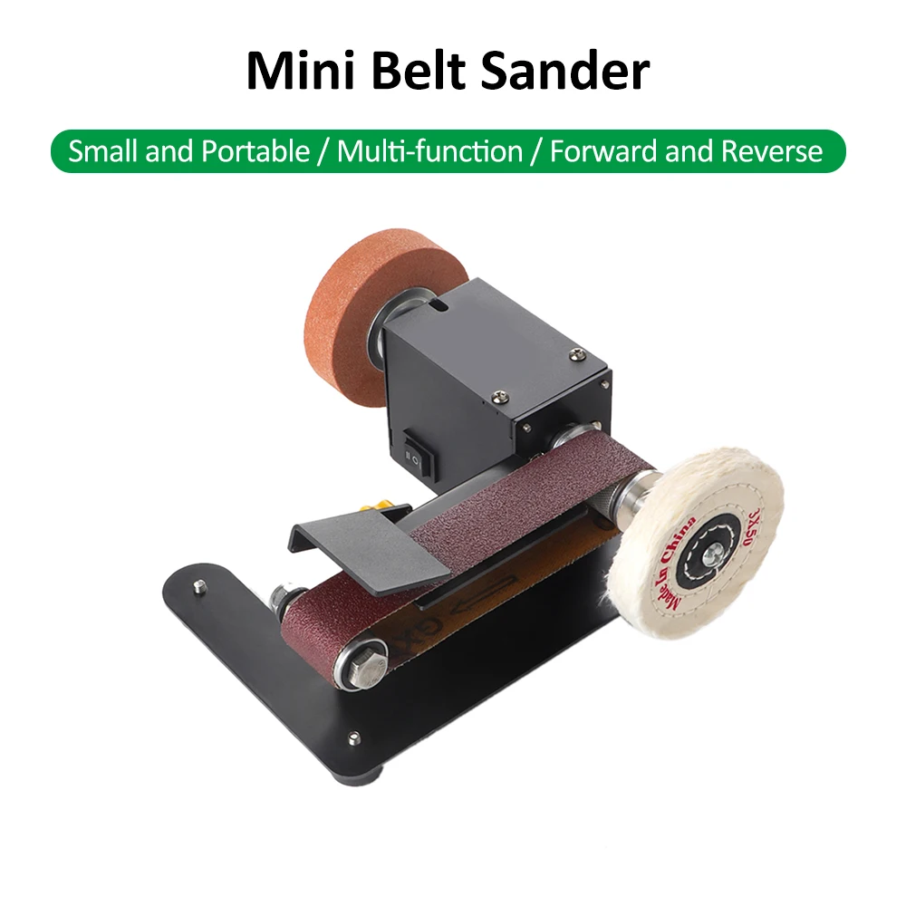 30*340mm Sanding Belts 10Pcs Belts (60/60/80/120/240/320/400/600/800/1000 Grits, One for Each Type) for Home Mini Belt Sander