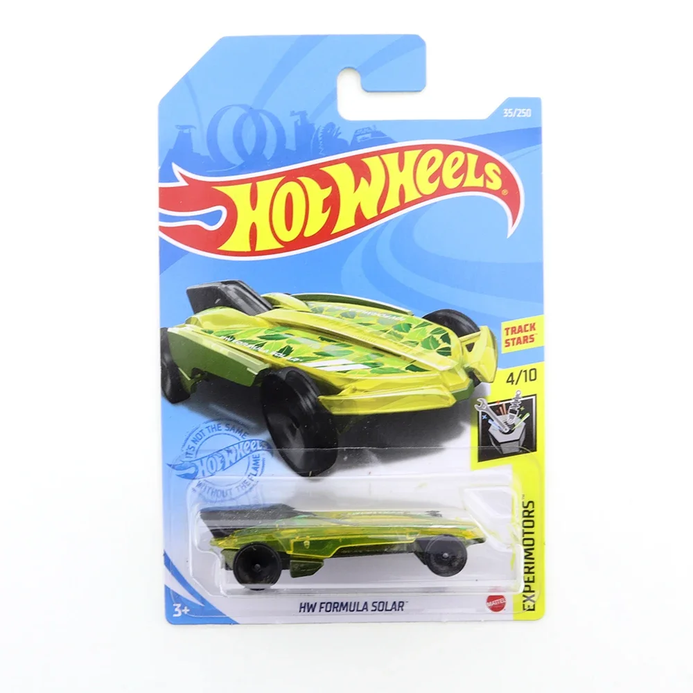 2020-16 2021-35 HW FORMULA SOLAR Original Hot Wheels Mini Alloy Coupe 1/64 Metal Diecast Model Car Kids Toys Gift