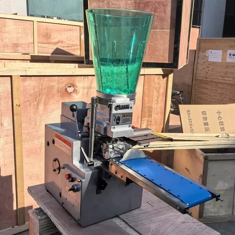 Automatic Dumpling Machine 110V 220V Dual Voltage Commercial for Gyoza Wonton Samosa Empanada Factory