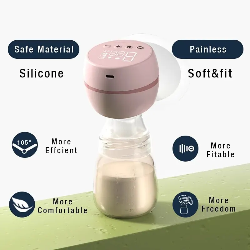 Dr.isla Electric Breast Pump Intelligent Integrated High Suction Breast Pump Breast Milk Postpartum Painless and Silent Breast