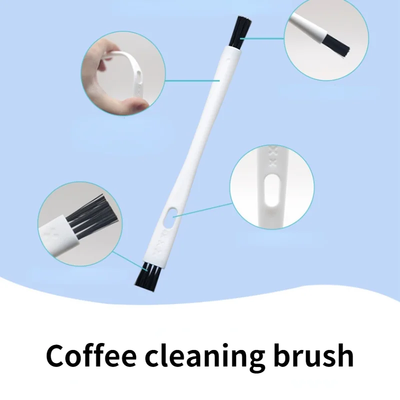 Coffee Grinder Cleaning Brush Espresso Machine 17cm PP Handle Home Dust Cleaner for Keyboards Coffee Machine Kitchen Accessories