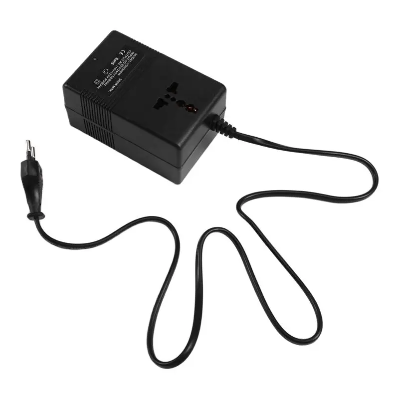 -[33A Tvdae] 300W Transformer For International Travel, 220V To 110V & 110V To 220V Voltage Converter, EU Plug Included