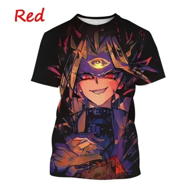 Yu-Gi-Oh! 3D Printed T-shirt Classic Anime Casual Short Sleeve Onlyfans Cosplay Men's Clothing Quality Haikyuu T-shirt for Men