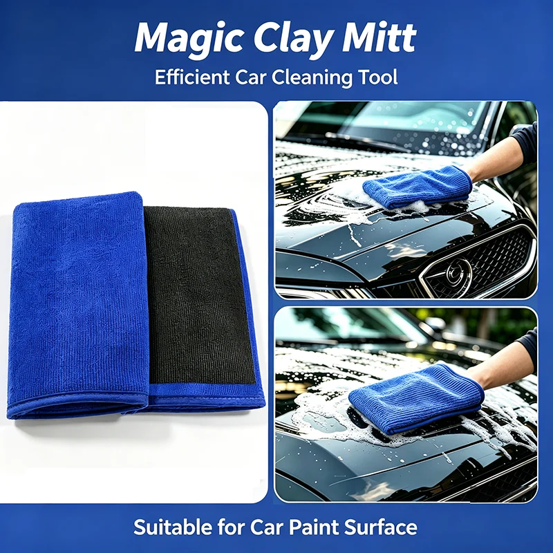Car Clay Bar Mitt Auto Detailing Glove Paint Surface Decontamination Cleaning Wash Glove For Car Care