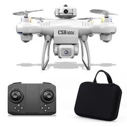 RC Mini Drone 4k Dron Quadcopter CS8MINI Obstacle Avoidance UAV Aerial 4 Axis Aircraft Remote Control Aircraft Toys for Boy Gift