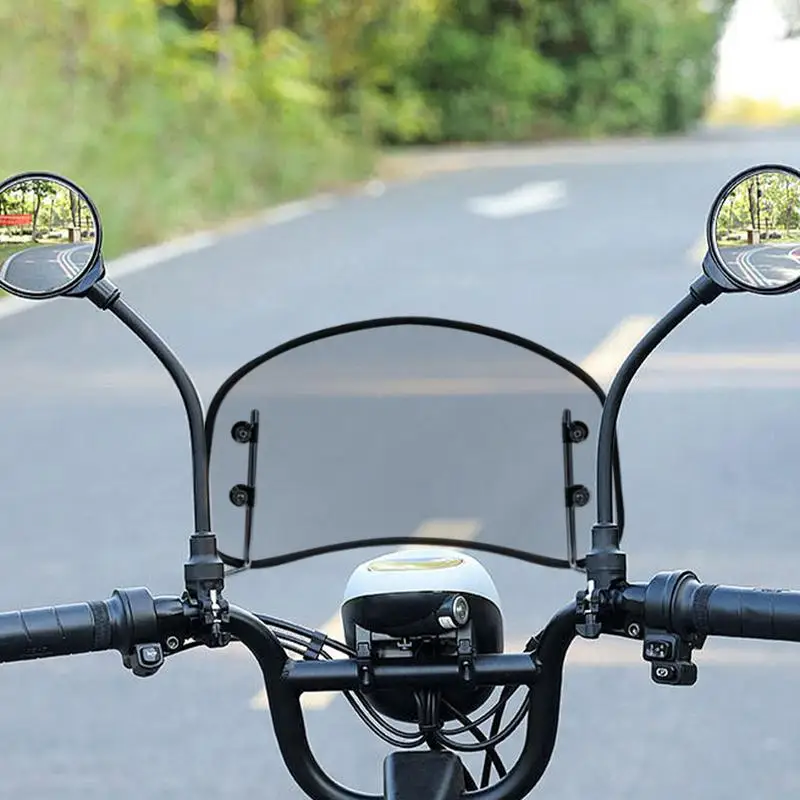 

Wind Screen For Scooter Shock-Proof Anti-Scratch Scooter Windscreen Multipurpose Scooter Windshield High Strength Windscreen For