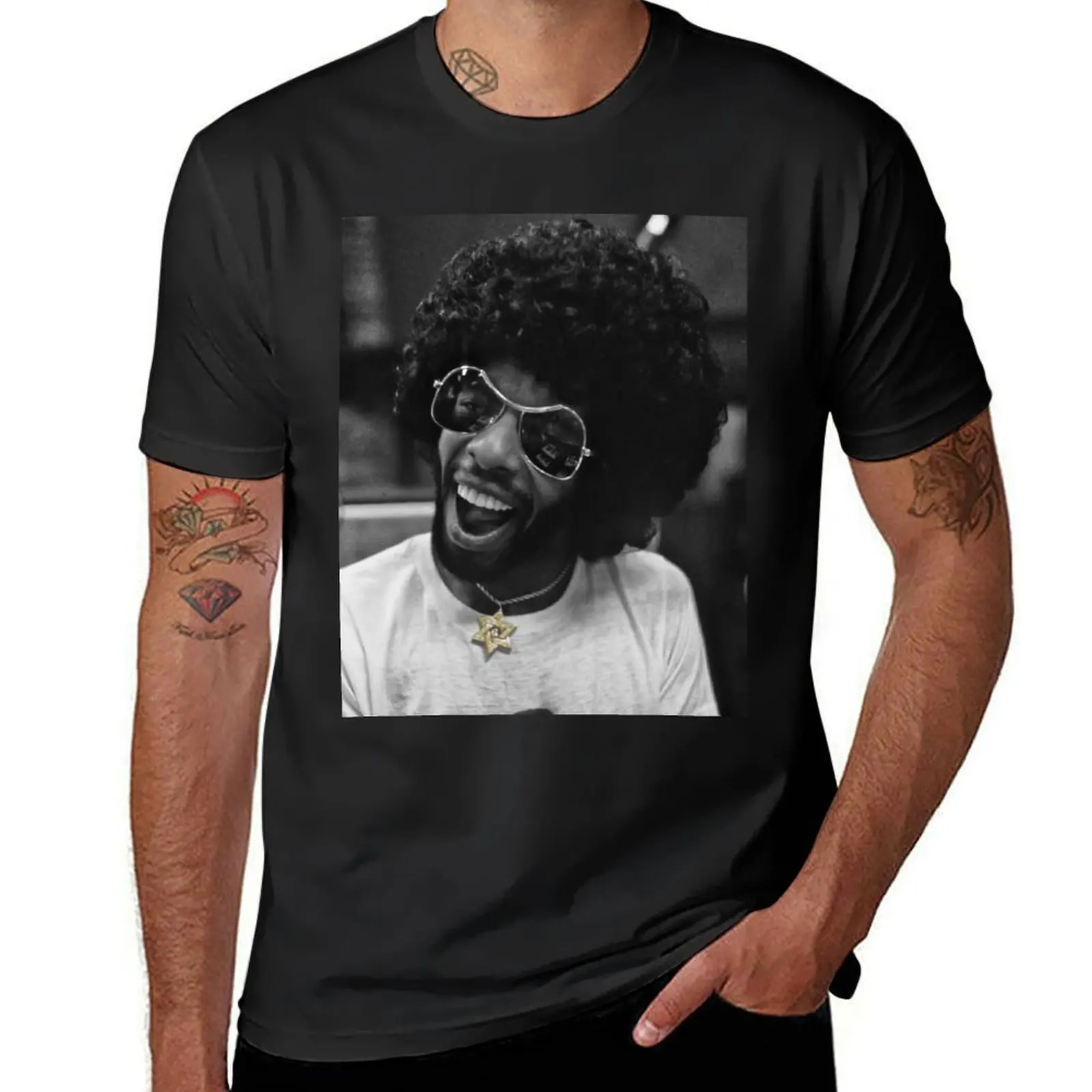 

Sly Stone in the Studio T-Shirt Aesthetic clothing quick-drying men clothing