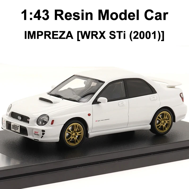 

Модель автомобиля из смолы IMPREZA [WRX STi (2001)] Классические автомобили Масштаб 1:43 Модель автомобиля Украшения Игрушки для мальчиков Коллекции Подарки