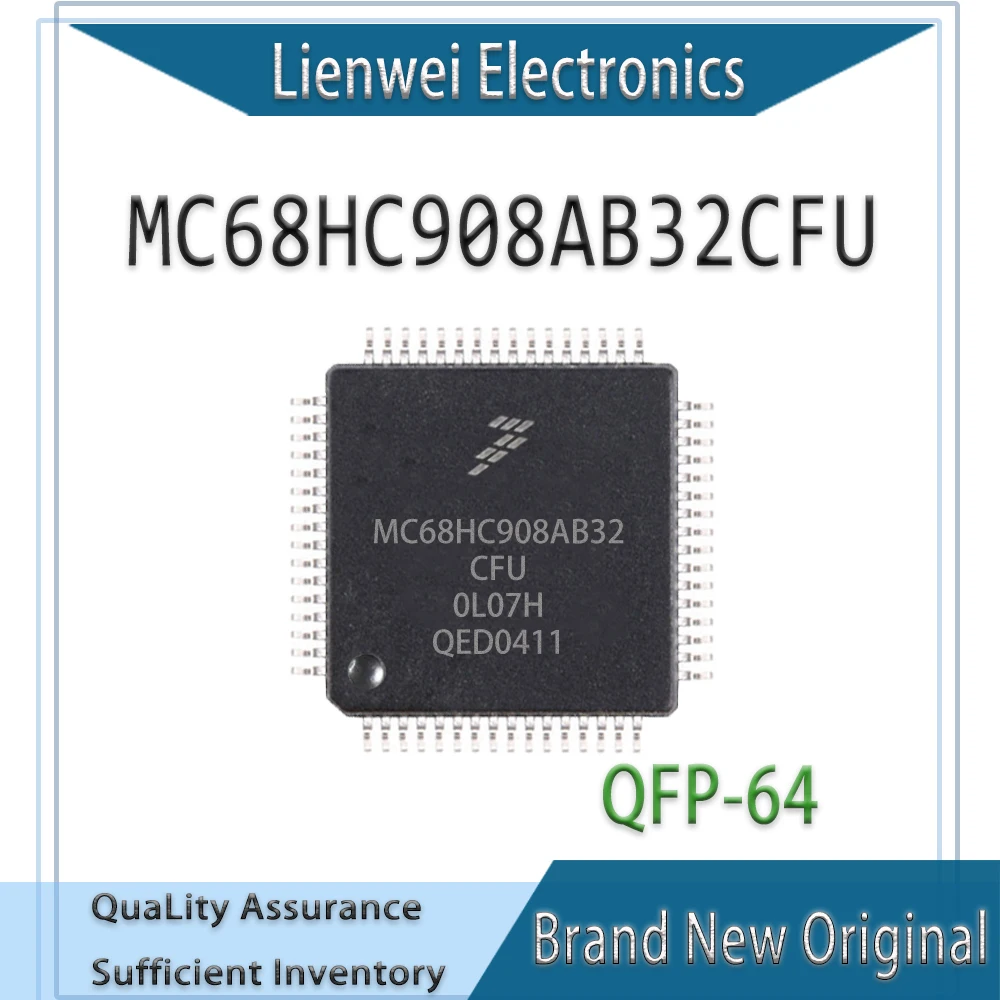 

100% New Original MC68HC908AB32CFU IC MCU Chipset QFP-64