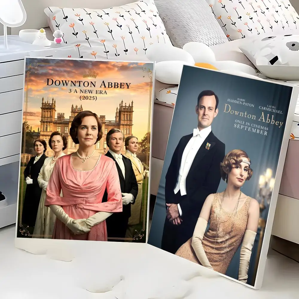Downton Abbey DA Period Drama British Heritage Crawley Family Painting Calligraphy Poster Eco-Friendly Decor Frameless Canvas