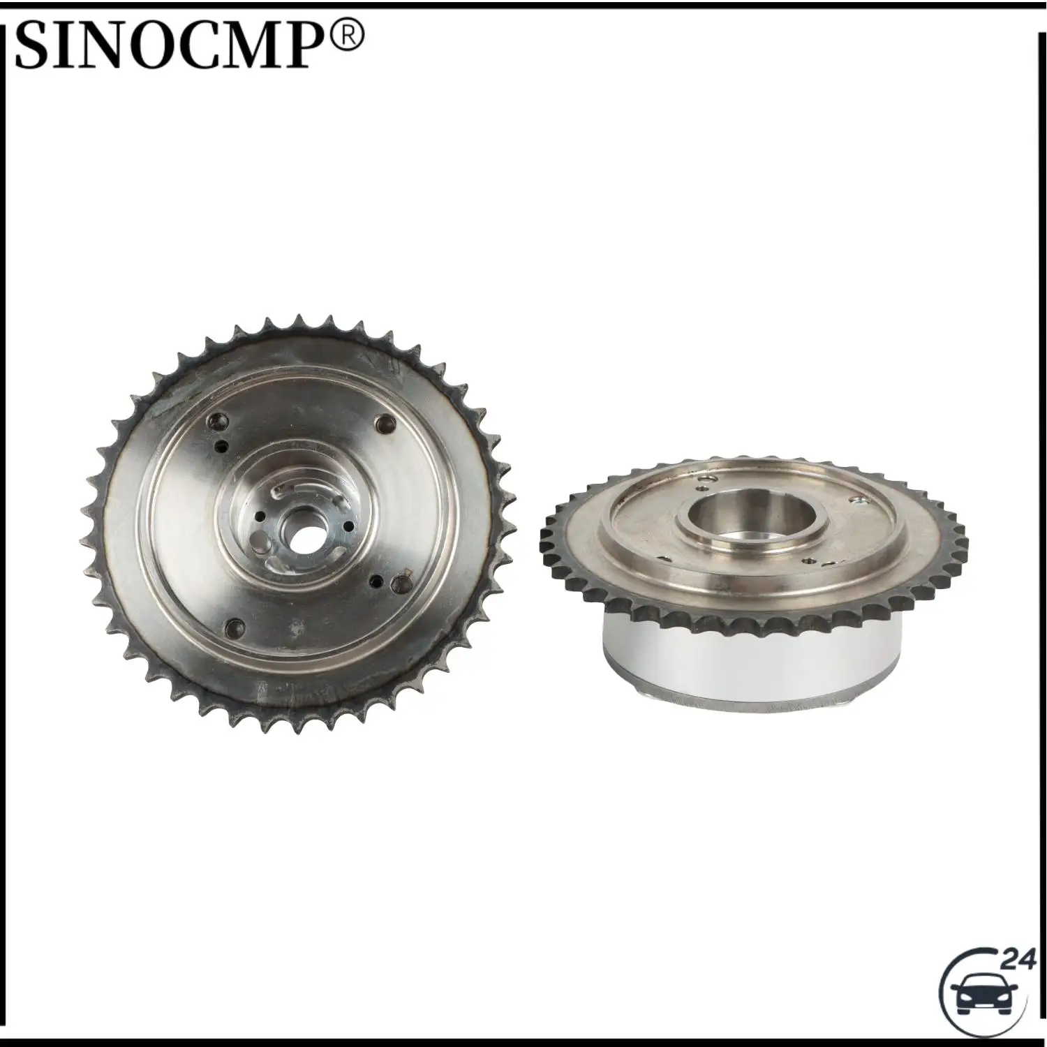 Intake Exhaust CVVT Gear Set 24350-2E201 24370-2E200 For 2014-19 Hyundai Elantra Kia Forte 2.0L Automotive Camshaft Accessories