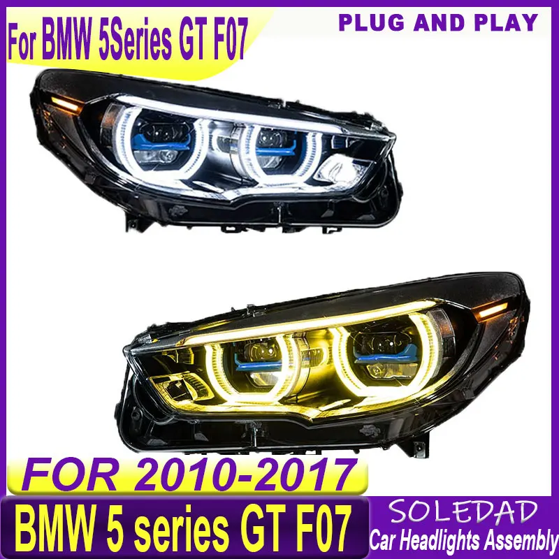 Car headlight for BMW F07 5GT 2010-2017 LED Auto Headlight Assembly Upgrade Newest M5 Dynamic Signal Front Lamp Tool Accessories