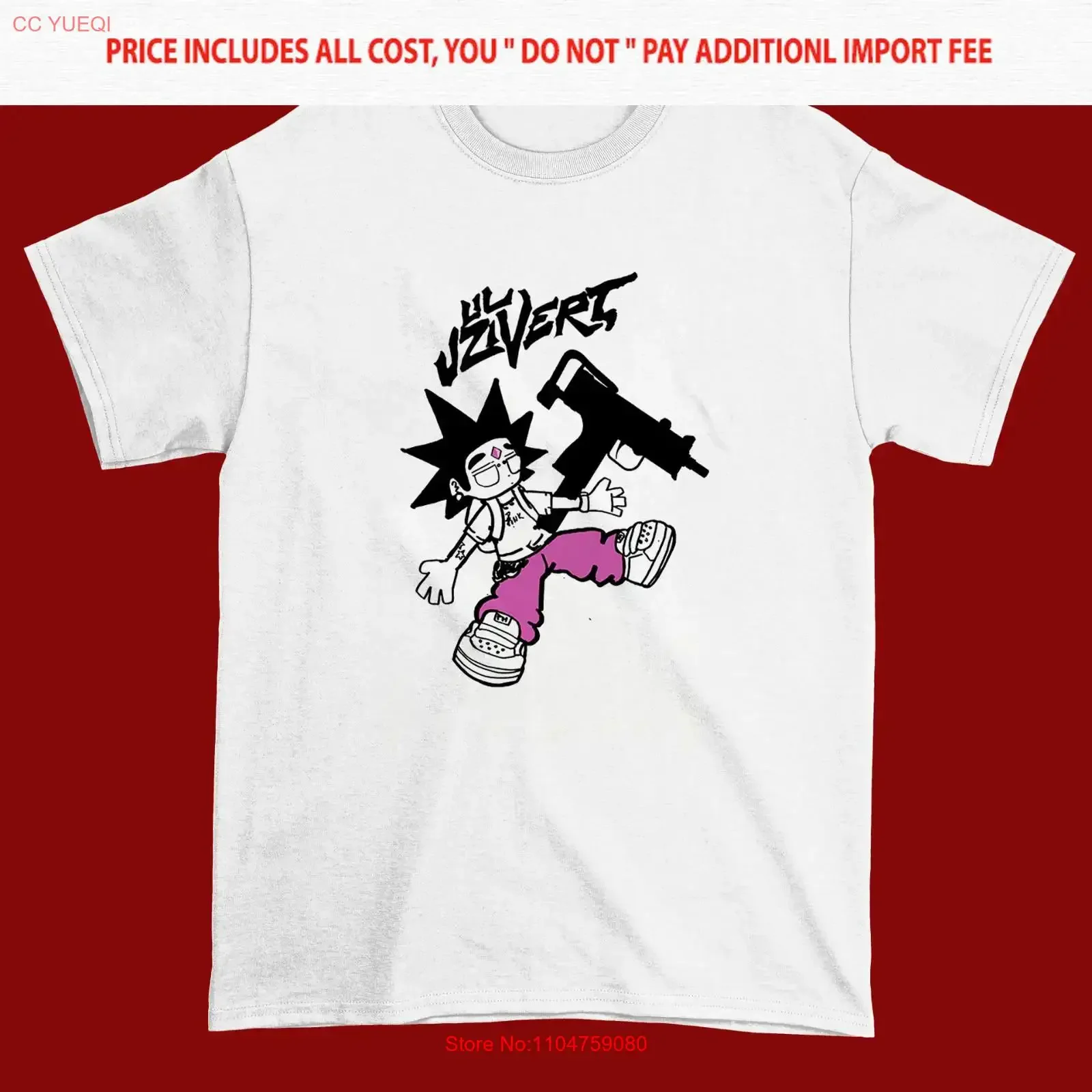 Camiseta Vintage Lil Uzi Vert Got The Guap blanca S 5XL XS186, ropa de diseñador vintage lavada, cómoda y transpirable, a la moda