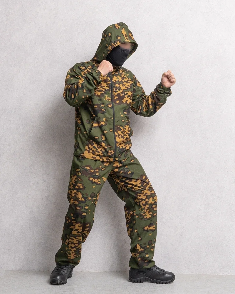 Tactical Camouflage Suit Flecktarn German Multitarn KLMK SS LETO Overalls Coat Sunscreen Clothing