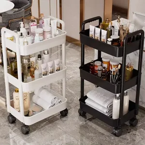 Mobile storage cart, multifunctional cart with wheels, home accessories, multifunctional organizer, home Bookshelf 10 Main Sales Organizer Cart - №10