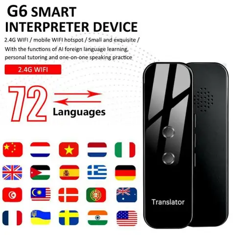 137Languages Translator Bluetooth Smart Instant Voice Text APP Photograph Translaty Language Learning Travel Businesses