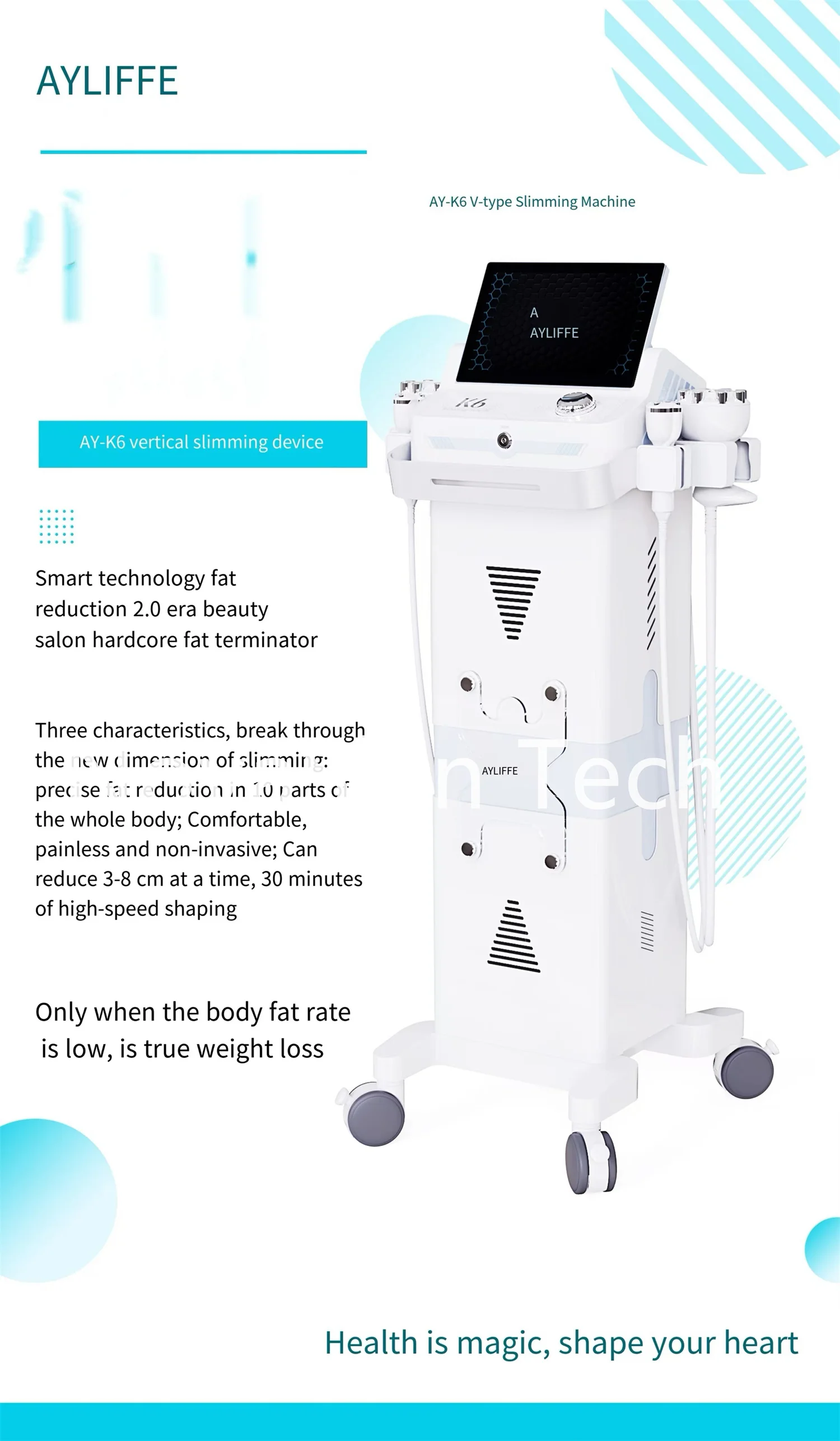

2025 Professional Ultrasonic Cavitation & R -F Slimming Machine - Non-Invasive Fat Removal, Body Shaping for Salon & Home Use