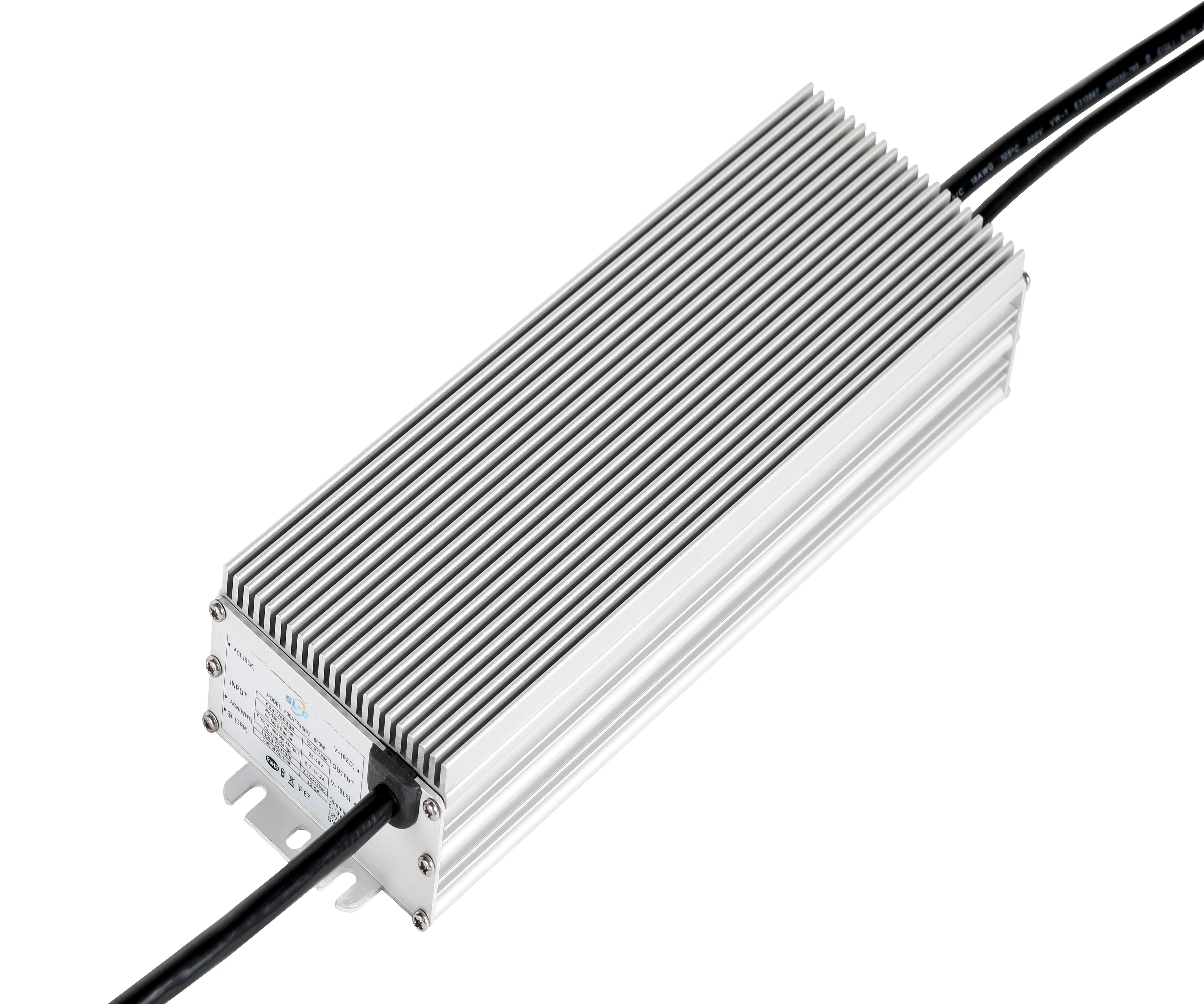 600ahp48cv 600W 25-48vdc 380vac Programmeerbare Led Driver Voor Kweekverlichting