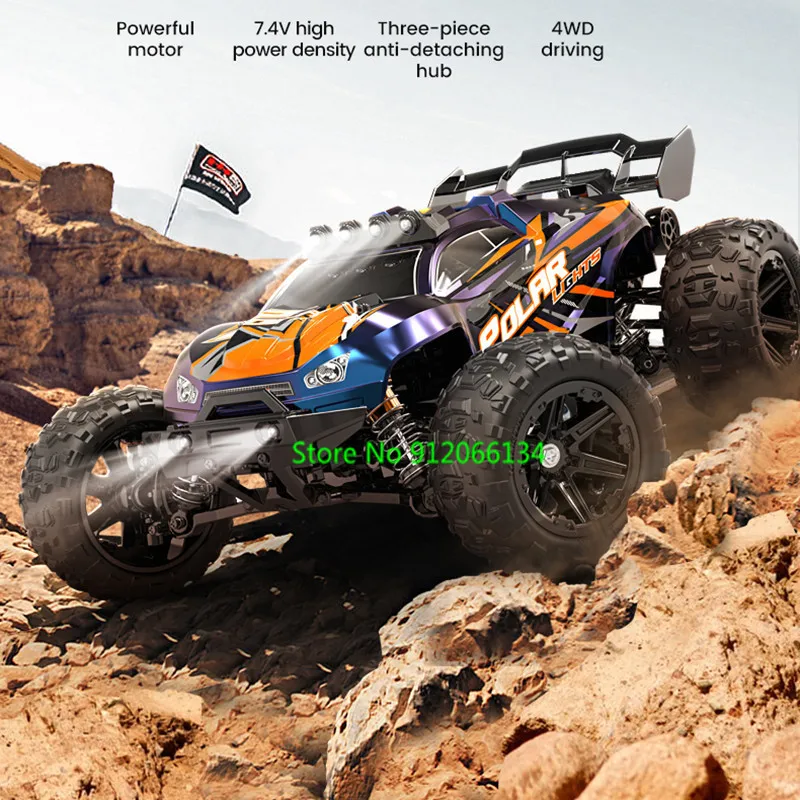 Brushless 4WD High Speed Remote Control Truck 1:14 80KM/H Waterproof Off Road Drift Racing Independent Suspension Rc Car Truck