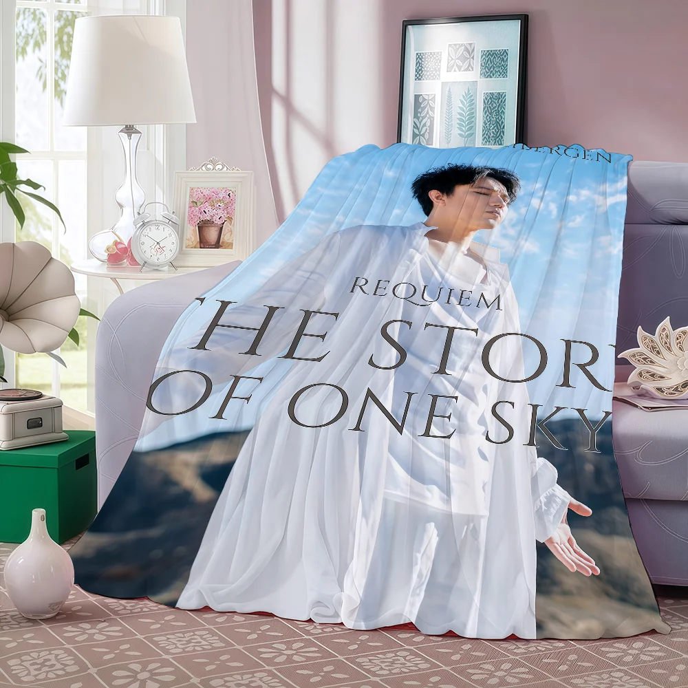 Singer D-Dimash K-Kudaibergen Blanket Warm And Soft Suitable For Bedroom Living Room Sofa Bed Office Travel Camping