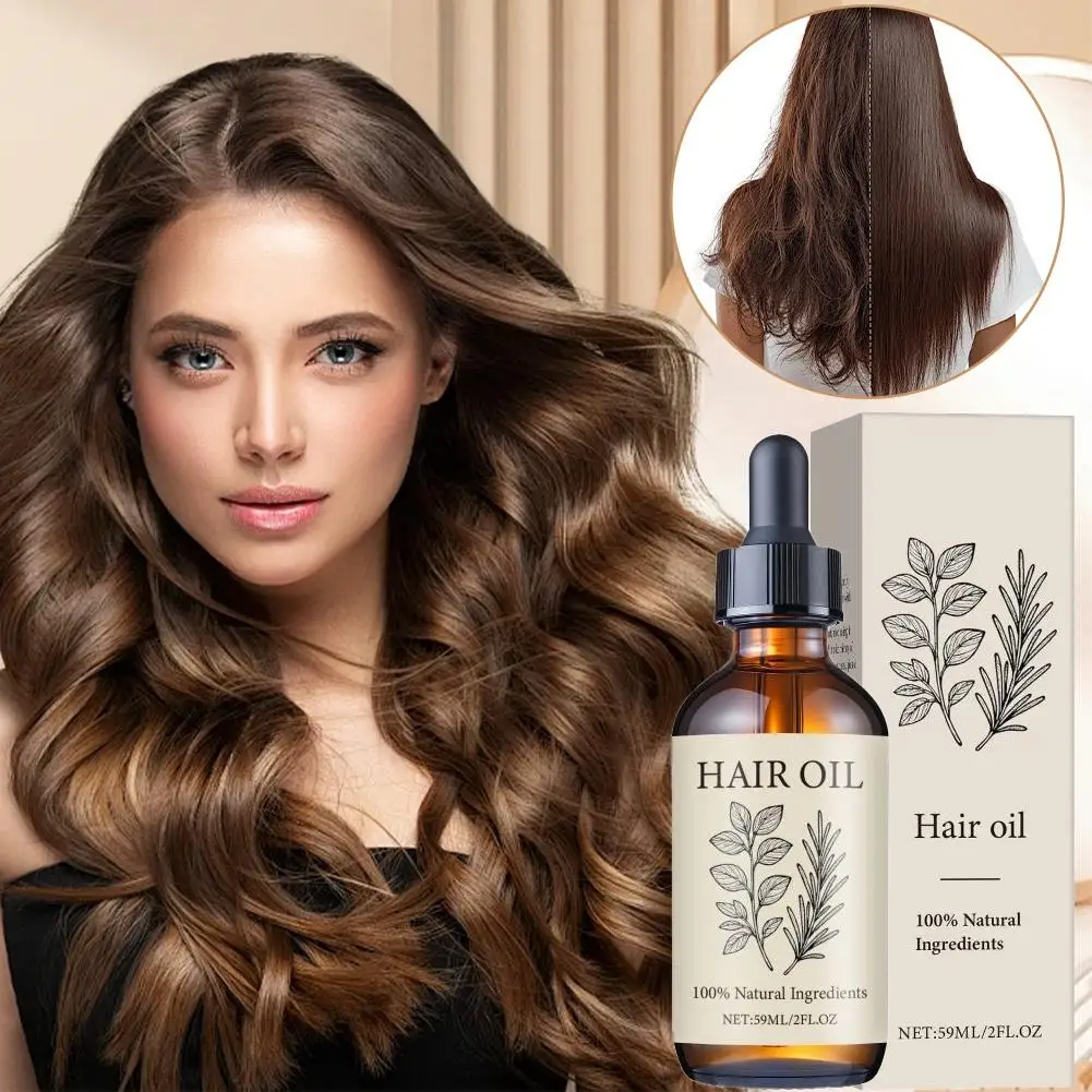 Olio di rosmarino Olio Rafforza le radici dei capelli Prodotti anti-perdita di capelli per uomo Donna Addensare Oli Trattamento del cuoio capelluto Cura dei capelli R8G1