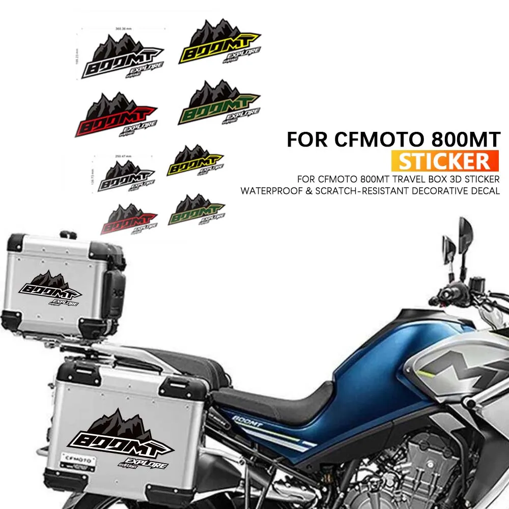 

Для CFMOTO 800MT Touring Explore Edition багажник багажник кофры алюминиевые чехлы наклейки наклейки 800 MT 2022-2024