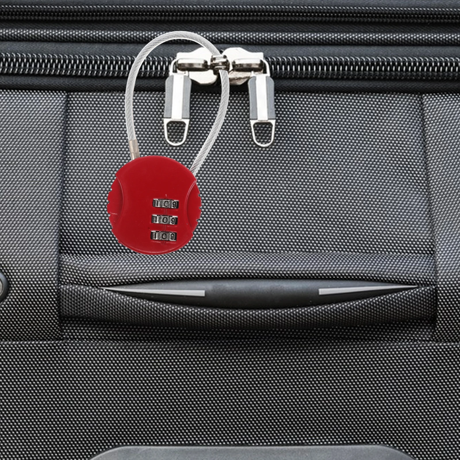 

High Strength Steel Cable Password Lock for Luggage Suitcase Travel Gym Waterproof Padlock Wire Security Solution