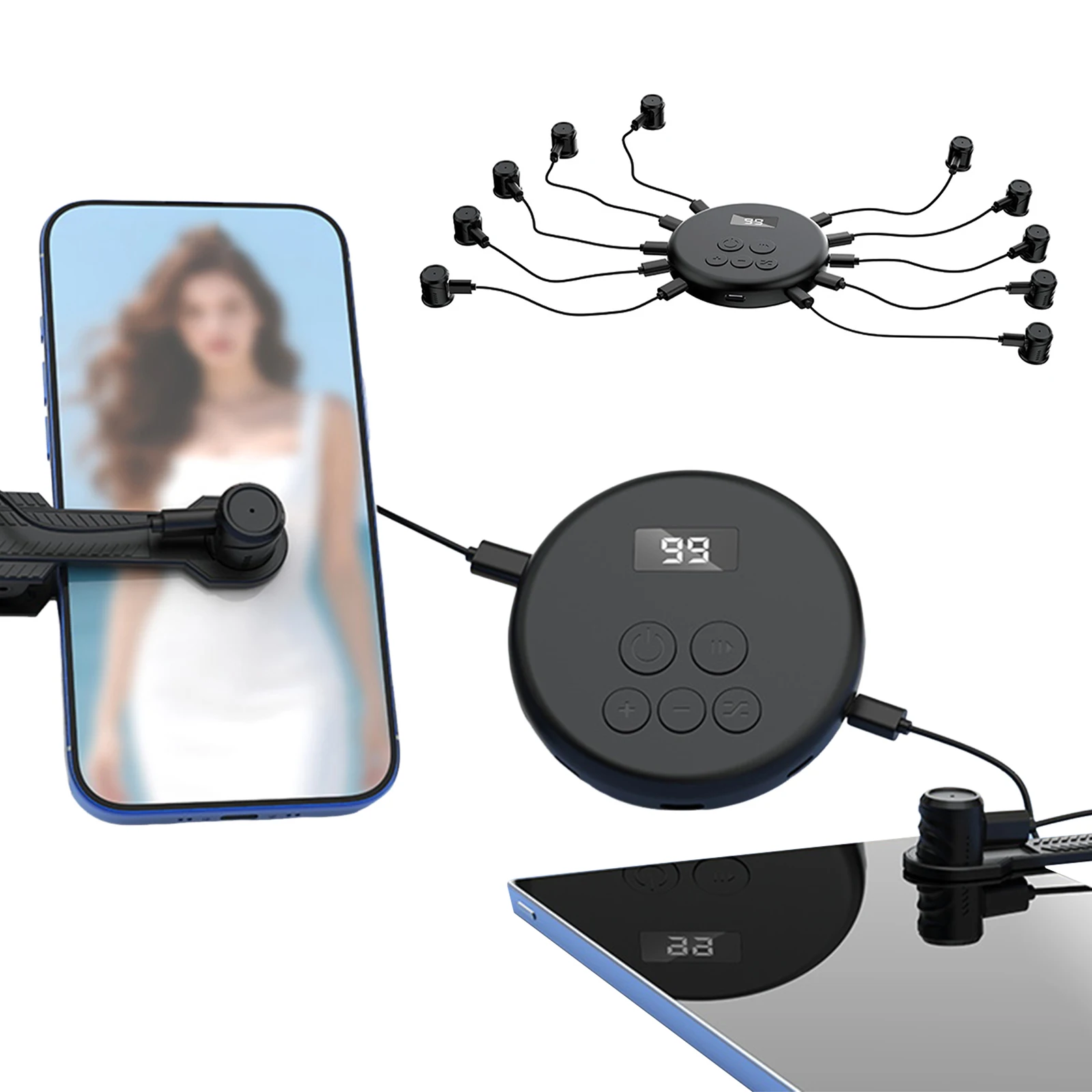 Universal Mobile Phone Screen Auto-clicker Physical Simulation Finger Click for Smart Phone Apps Video Live Streaming