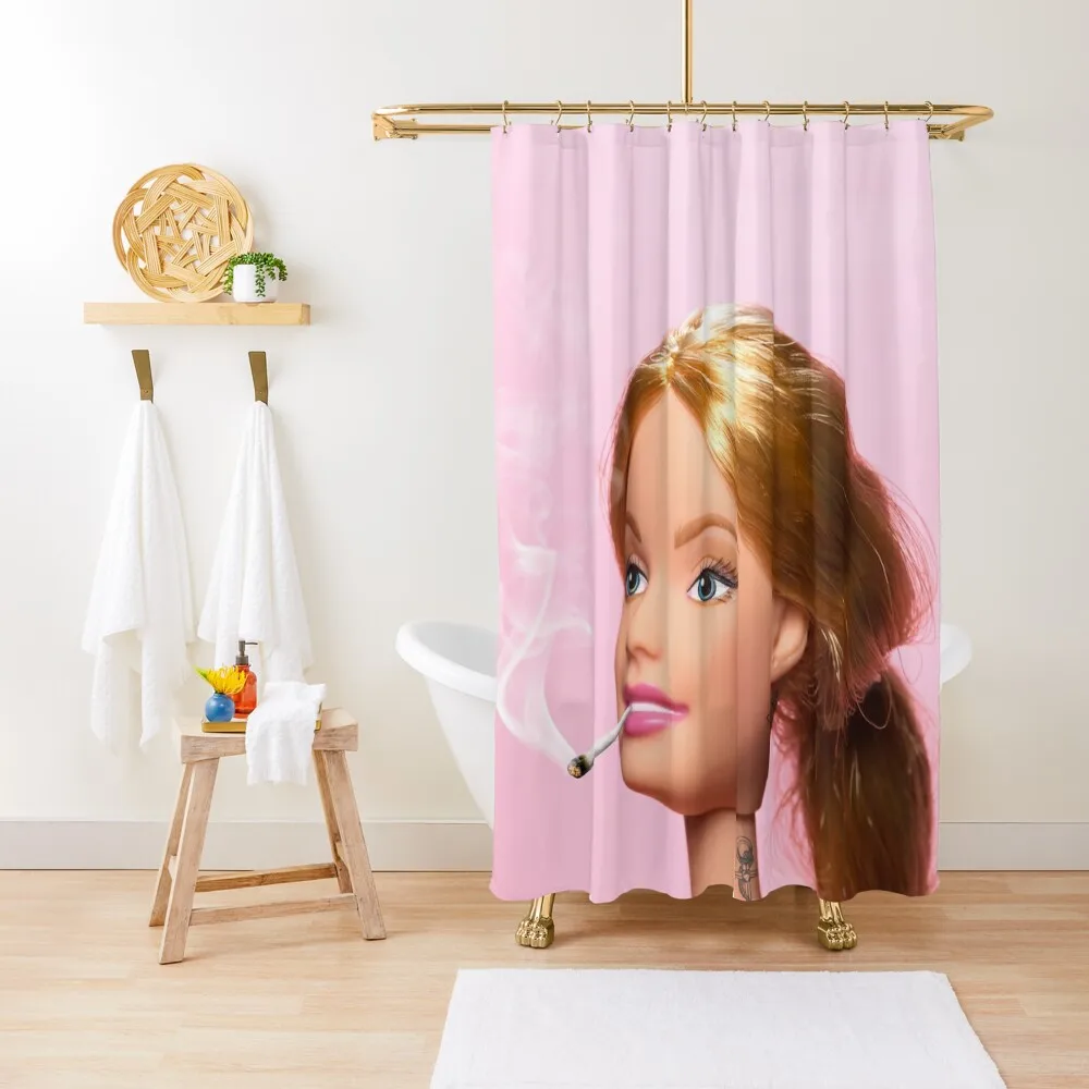 

Doll Grown Up Shower Curtain Waterproof Bath And Anti-Mold Bathroom Shower Set For Bathrooms Curtain