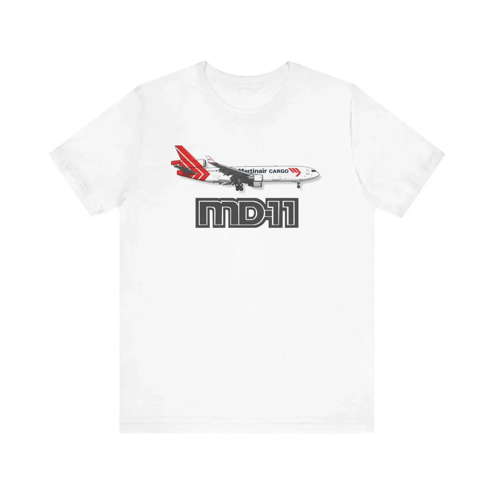 Martinair Cargo MD 11 Aircraft T Shirt Vintage McDonnell Douglas for Pilots Aviation Enthusiasts AvGeek Apparel vintage Washed