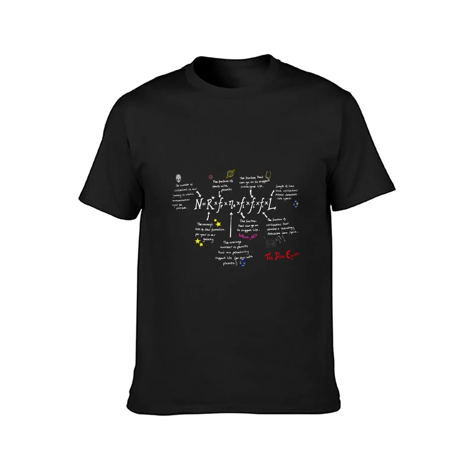 The Drak Equation B T-Shirt designer shirts graphic shirts plus size clothes graphic t shirt vintage t shirts men