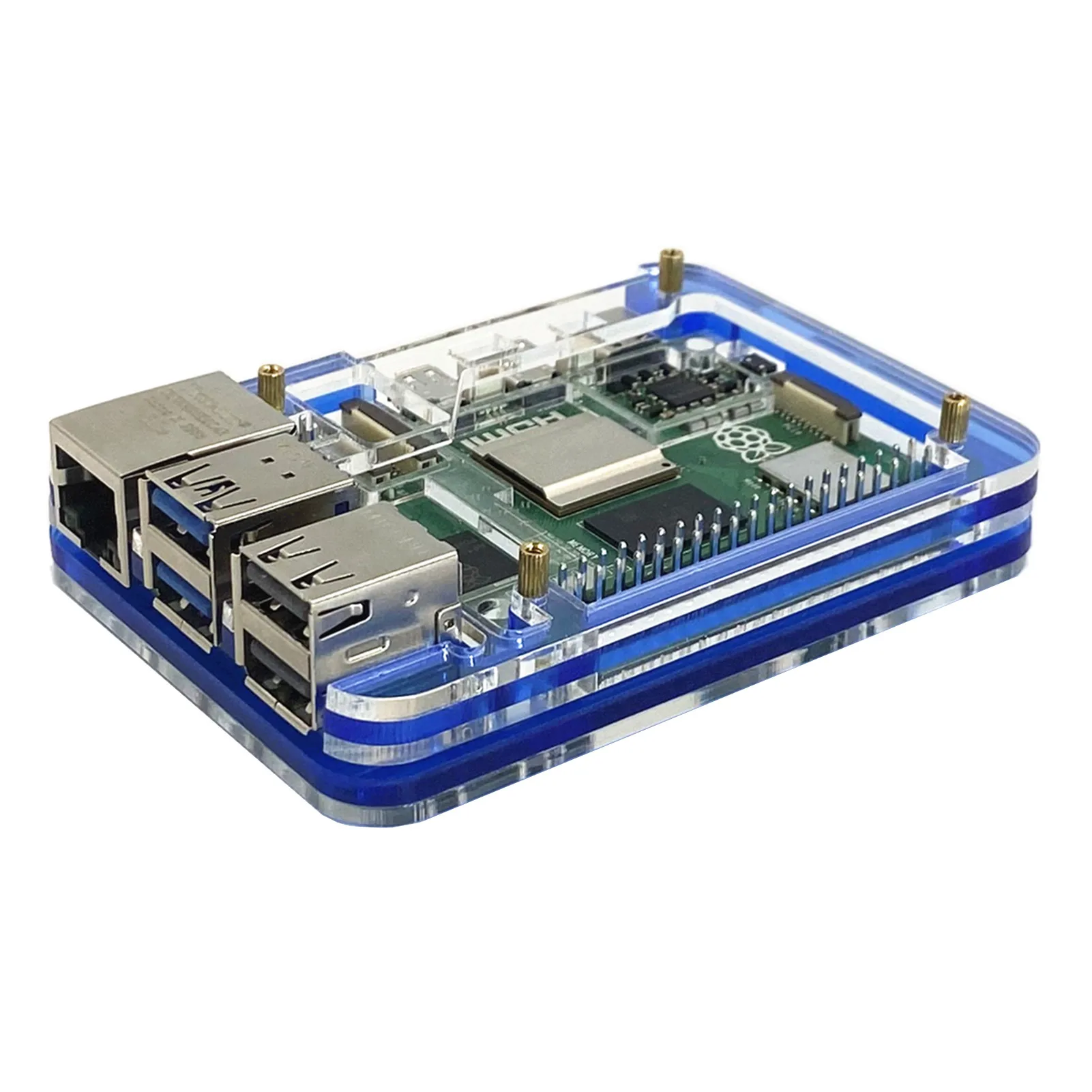 5 Layers Acrylic Case for Raspberry Pi 5 4GB/8GB