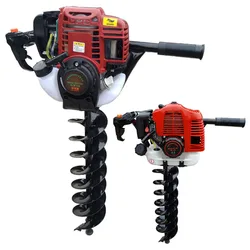 GX35 Four Stroke 40-5 Two Stroke Turbine Ground Drilling Gas Digging Machine Greenhouse Land Punching Fertilization Hole Planter