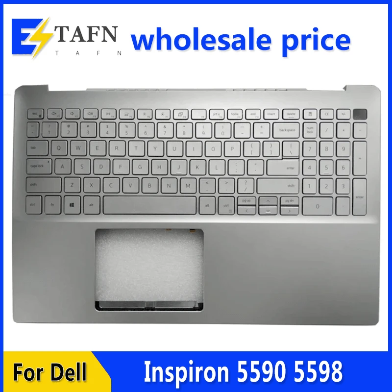 

New Original For Dell Inspiron 5590 5598 Laptop Palmrest Case Keyboard US English Version Upper Cover