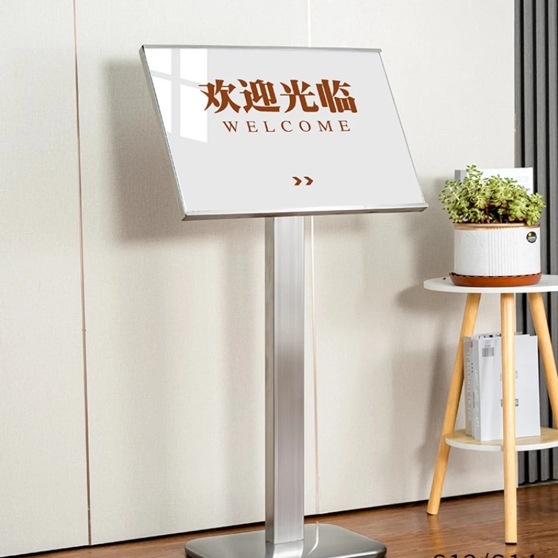 

Stainless steel vertical water sign billboard hotel lobby sign guide sign