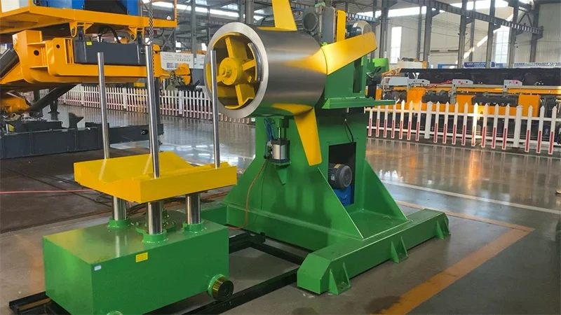 High Speed Heavy Duty Double Head Hydraulic Decoiler Machine (Max.16T) for High Speed Coil Feeding