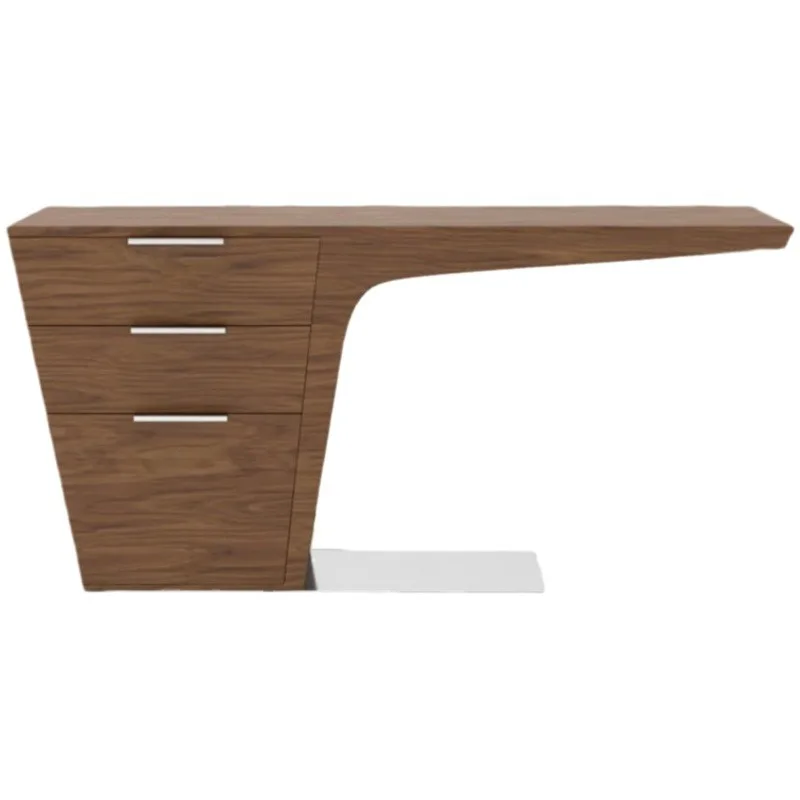 AA Walnut computer desk piano paint boss table modern minimalist creative personality