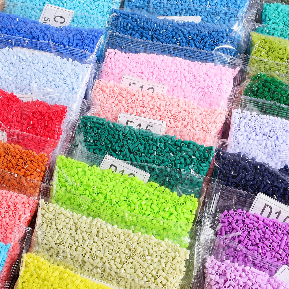 A set of 26 colors, 100 grams each (approx. 10000 beads per pack, 26 packs total), DIY pixel puzzle and handmade bead materials
