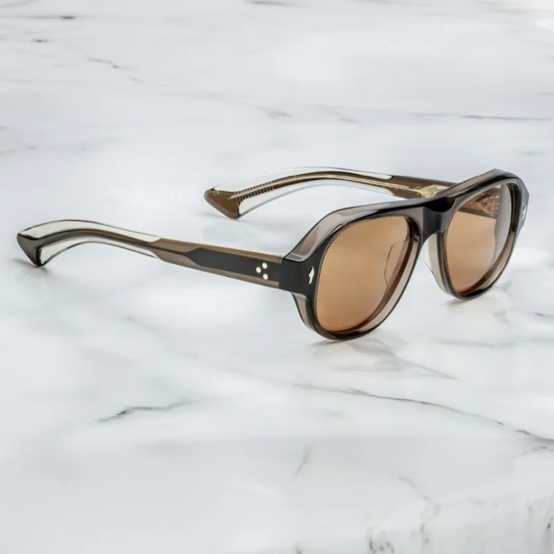 JMM DUENDE النظارات الشمسية اليدوية إطارات خلات UV400 اليابانية مصمم العلامة التجارية 10th الذكرى طبعة خاصة الرجعية الفاخرة