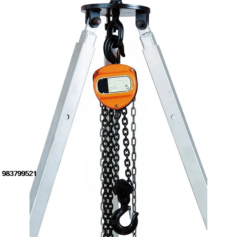 Good Price G80 Chain Hoist 1 Ton Manual Inverted Chain Small Crane Lifting 3/6 Meters Lifting Portable Manual Lever Block