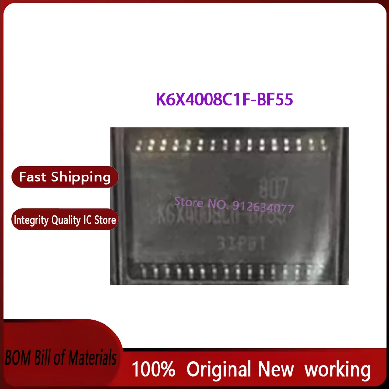 5pcs~20pcs/LOT K6X4008C1F-BF55 K6X4008C1F SOP32 New original