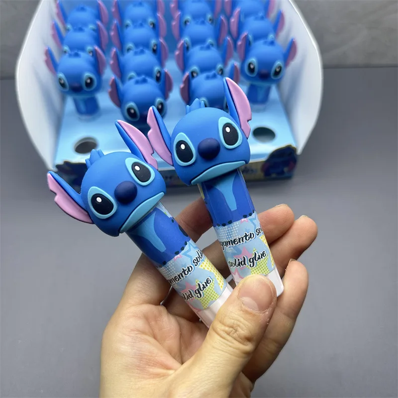Imagem -06 - Disney Cartoon Stitch Super Forte Cola em Bastão Cola Sólida Estudante Papelaria Escritório e Material Escolar Atacado 16 Pcs