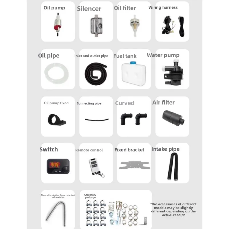 Remote Control Pemanas Parkir Pompa Bahan Bakar Minyak Pemanas Energi Baru