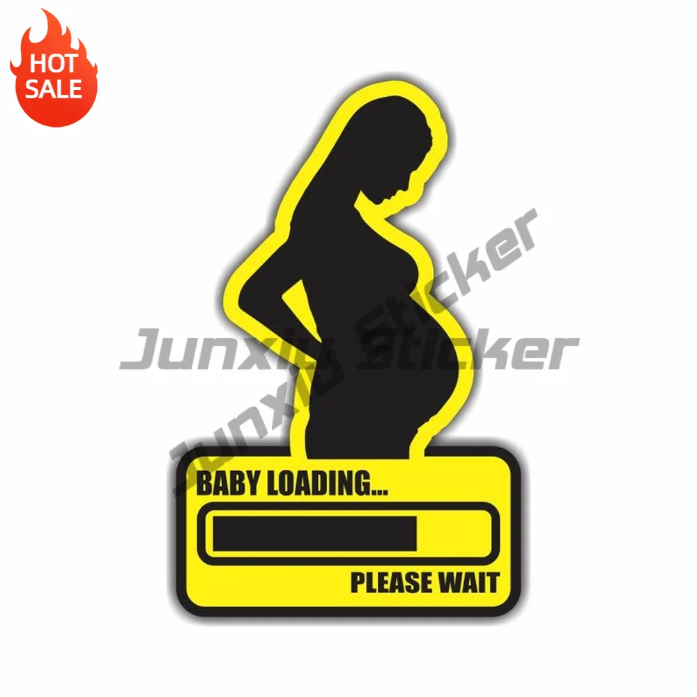 Baby Loading Please Wait Baby On Board Vinyl Sticker Self Adhesive Decal For Rear Window And Car Bumper Car Accessories