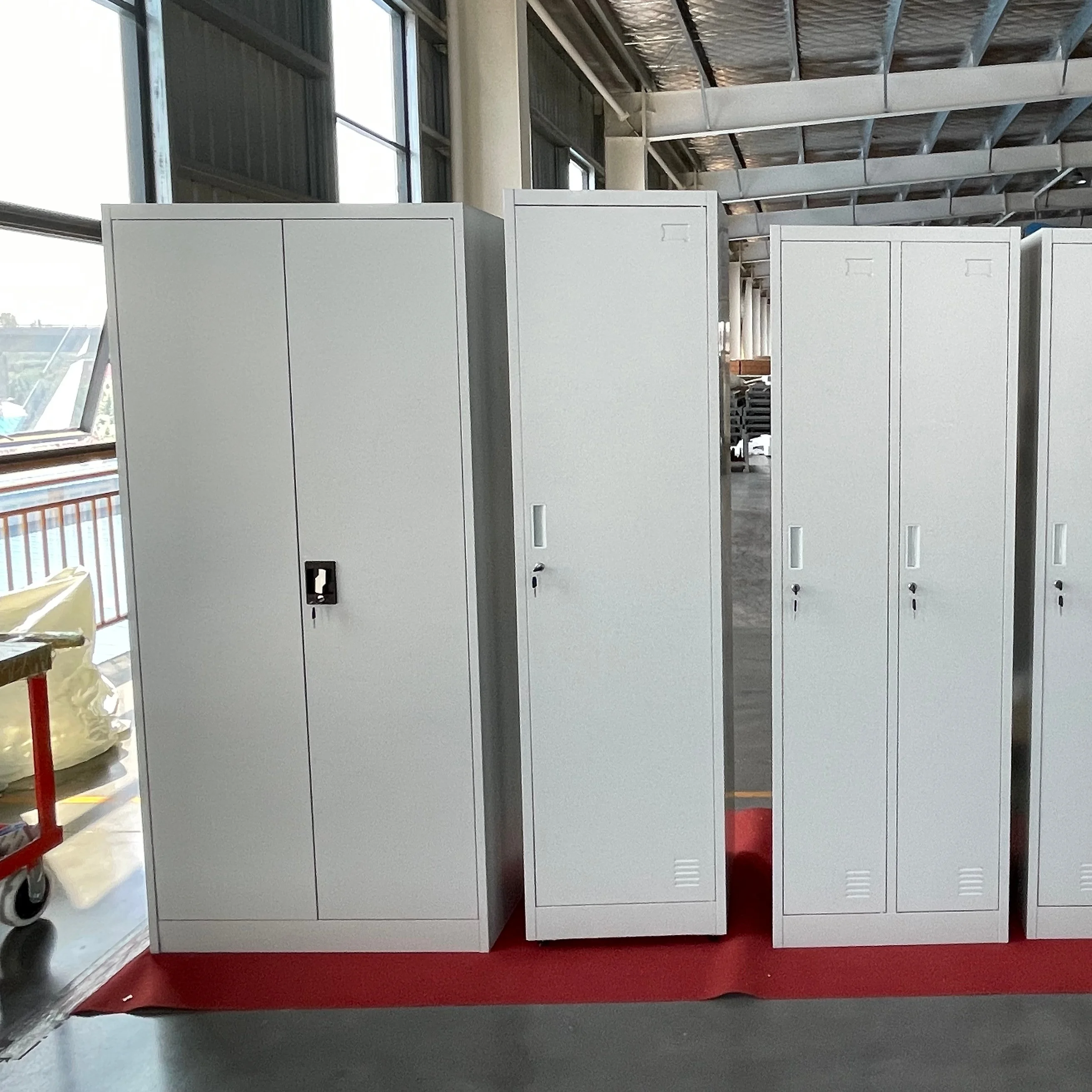 #￥2 Door Modern Steel Storage Cabinet Office Cupboards Filing Cabinet for Hospital & School Use