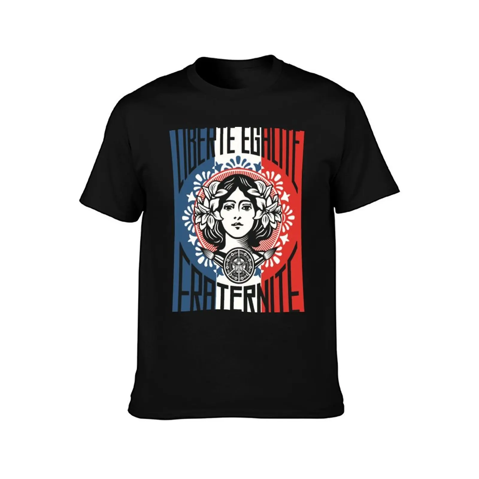 Shepard Liberte Egalite Fraternite T-Shirt Plus Size Comfort Fit Tee T-Shirt